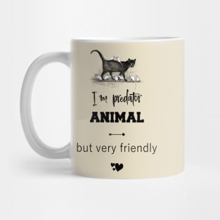 Funny Saying with Illustration for Cat Lover Mug